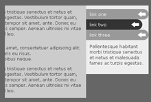 css3箭头菜单效果