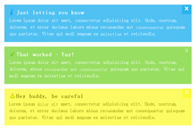 jQuery+CSS3扁平消息通知
