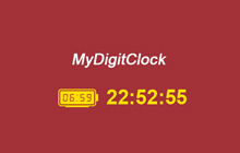 jQuery数字时钟插件MyDigitClock