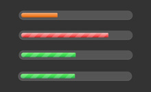 CSS3实现多彩进度条动画
