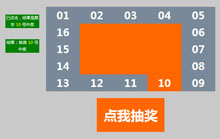 jQuery方形格子抽奖代码下载