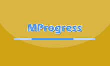 网页加载进度条插件MProgress.js