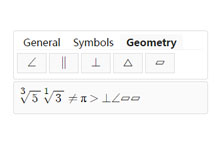 jQuery数学公式编辑器特效