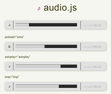 audio.js制作音乐播放器特效