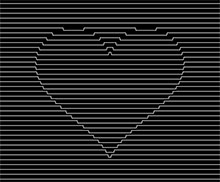 HTML5 Canvas线条爱心动画特效