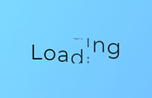 纯CSS3 Loading文字加载动效