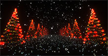 JS带音乐的圣诞气氛灯动画特效