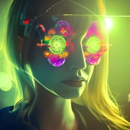 动漫艺术美女插画图片