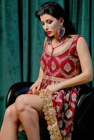 欧美珠宝美女模特人体写真图片