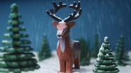 圣诞节驯鹿工艺品图片