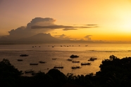 巴厘岛日出风景图片