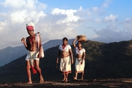 非洲部落村民图片