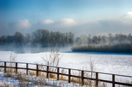 叶尼塞河冬天风景图片