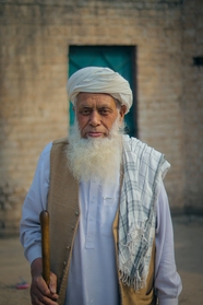 穆斯林百岁老人图片