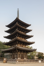 日本奈良兴福寺建筑摄影图片