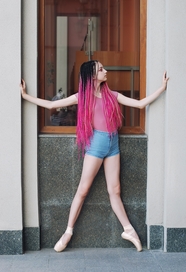 芭蕾少女人体艺术写真摄影图片