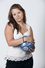 足球宝贝性感美女人体写真艺术图片
