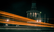 柏林城市建筑夜景图片