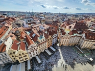 布拉格城市建筑鸟瞰图