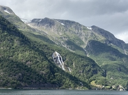 挪威峡湾山脉景观图片