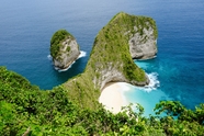 夏日巴厘岛海岸风景图片