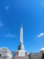 拉脱维亚纪念碑摄影图片