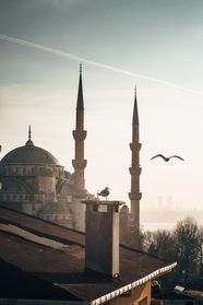 伊斯坦布尔寺庙建筑摄影图片