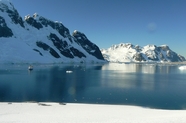 南极洲雪山冰川冰河摄影图片