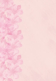 清新淡雅粉色花卉背景图片