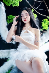 亚洲美女cosplay九尾狐艺术写真照图片
