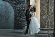 欧美法式浪漫街头风婚纱摄影图片
