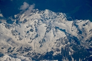 珠穆朗玛峰雪山山脉风光摄影图片