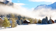 冬季大瑟尔山风景摄影图片