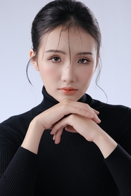 亚洲时尚美女肖像写真摄影图片