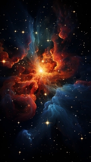 螺旋宇宙空间星系星云天文摄影图片
