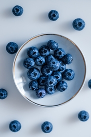 新鲜健康有机蓝莓水果摄影图片