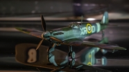 超级海军喷火式战斗机模型摄影图片