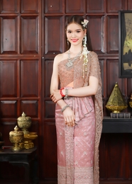 亚洲传统服饰美女写真摄影图片