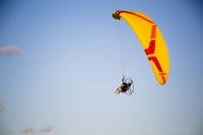 极限高空滑翔伞运动摄影图片