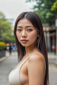亚洲街头街拍性感美女图片