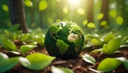 世界地球日绿色环保图片素材