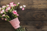 母亲节粉色康乃馨花束图片