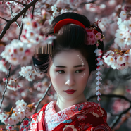 日本艺伎和服美女图片写真