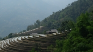 亚洲乡村梯田风景摄影图片