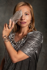 欧美时尚眼妆美女写真摄影图片