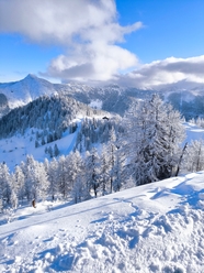 唯美雪域高山雪景摄影图片