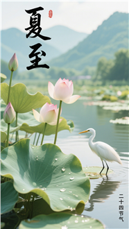 二十四节气夏至海报图片