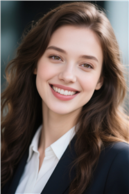 笑容甜美知性商务美女图片