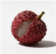 果皮裂开的荔枝图片