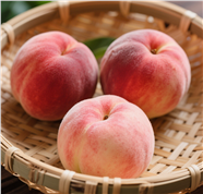 鲜红可口水蜜桃摄影图片